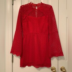 Aqua Designer NWOT Crochet Lace Dress